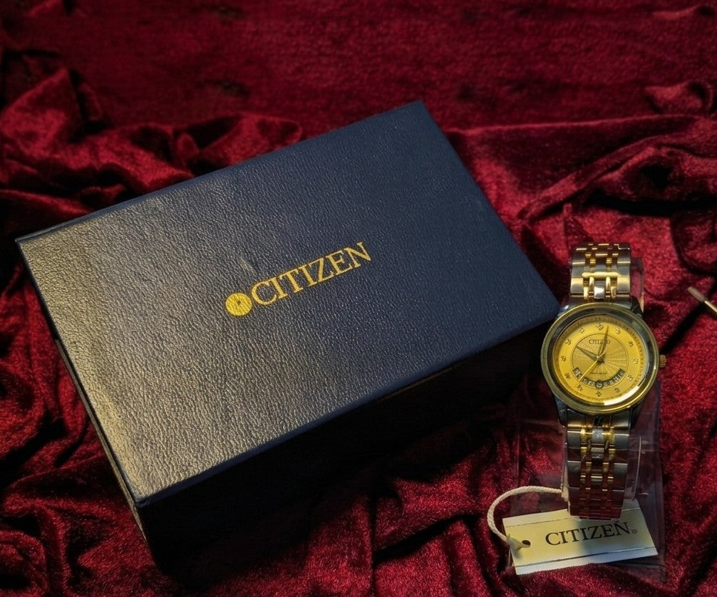 Timeless Elegance –  Premium Citizen Gold Classic Watch