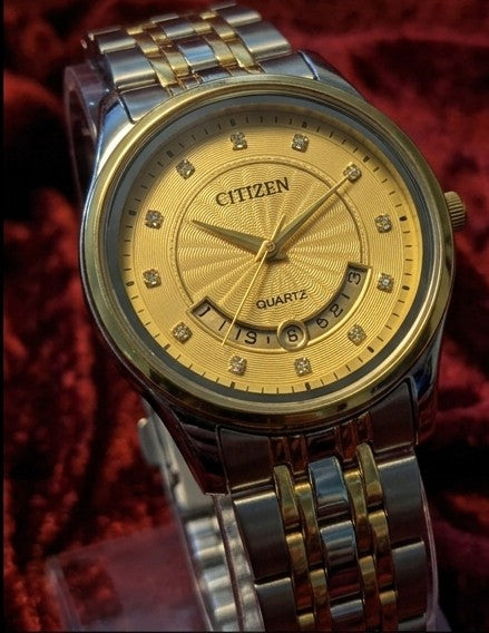 Timeless Elegance –  Premium Citizen Gold Classic Watch